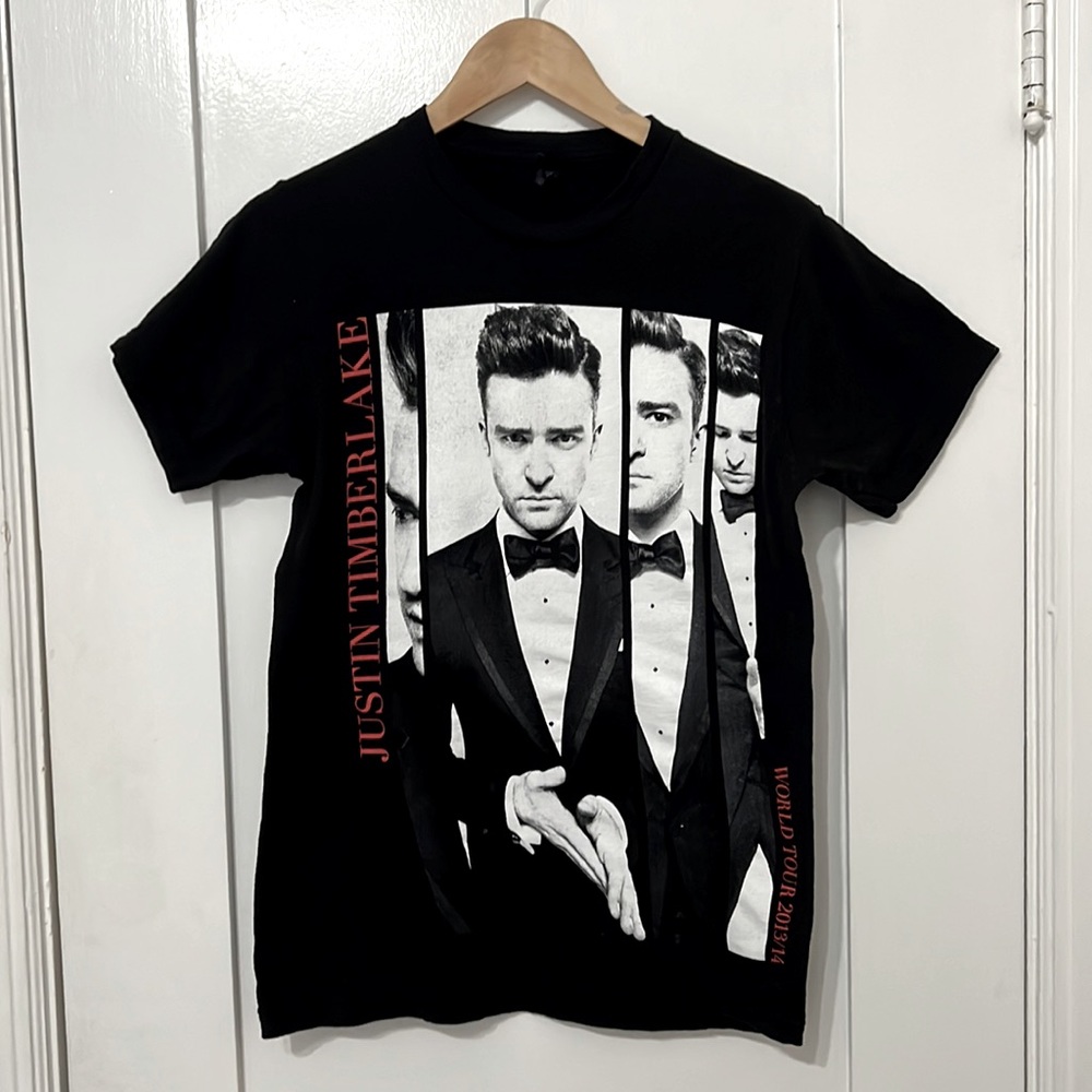 Justin Timberlake World Tour 2013/14 Tour Shirt in Small. Excellent condition.